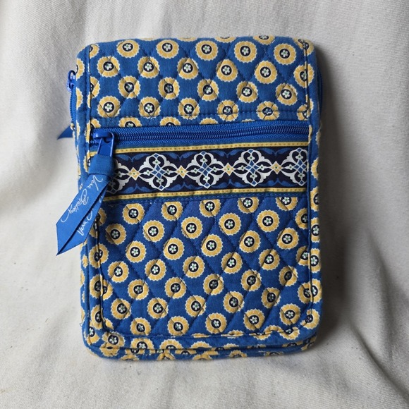 Vera Bradley Handbags - Vera Bradley Riviera‎ Blue Mini Hipster Crossbody Purse Shoulder Bag Retired